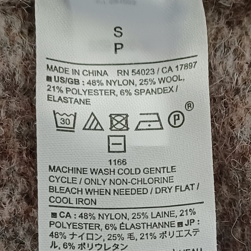 EUC Beautiful Banana Republic Fuzzy Mock-Neck Sweater Size Small - Picture 6 of 6